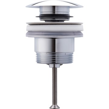 Duravit 50521000 - Pesualtaan tyhjennysventtiili PUSH-OPEN, halkaisija 6,3 cm, kiiltävä kromi