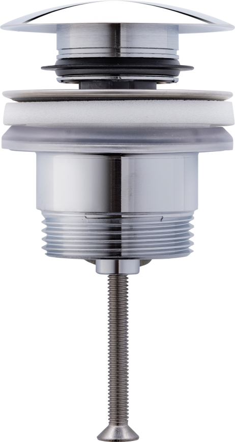 Duravit 50521000 - Pesualtaan tyhjennysventtiili PUSH-OPEN, halkaisija 6,3 cm, kiiltävä kromi