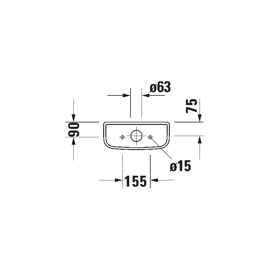 Duravit 927000004 - WC:n huuhtelusäiliö D-CODE 6/3l keraaminen/valkoinen