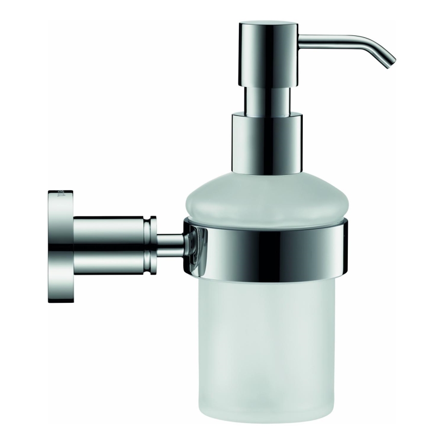 Duravit 99161000 -Seinään asennettava saippua-annostelija D-CODE 390 ml maitolasi/kiiltävä kromi