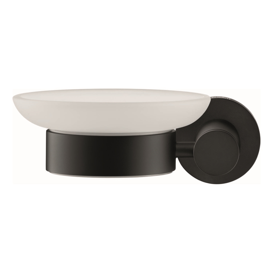 Duravit 99174600 - D-CODE seinään asennettava saippuateline, vasen, mattamusta