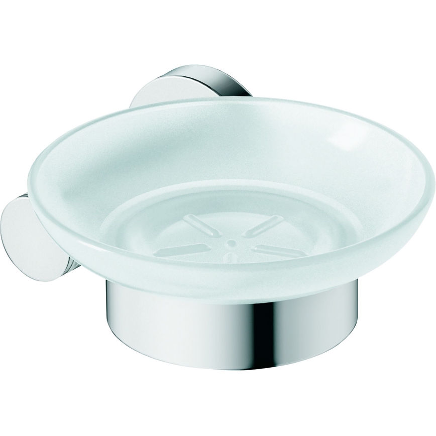 Duravit 99181000 - Seinään kiinnitettävä D-CODE-saippuateline, oikeanpuoleinen, kiiltävä kromi