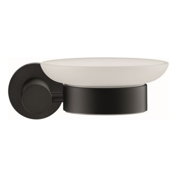Duravit 99184600 - Seinään asennettava D-CODE-saippuateline, oikeanpuoleinen, mattamusta