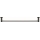 Duravit 99244600 - D-CODE seinään kiinnitettävä pyyhetanko 64,5 cm mattamusta