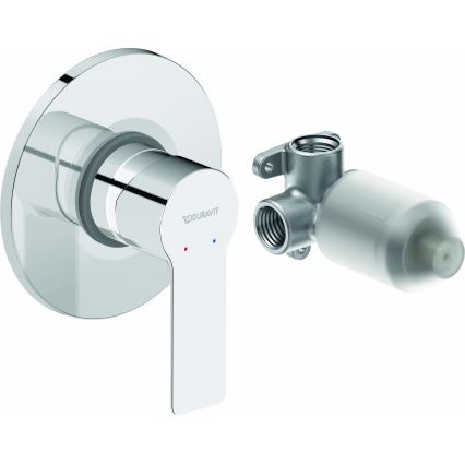 Duravit DC4210007010 - D-CODE upotettava suihkusekoitin, kiiltävä kromi