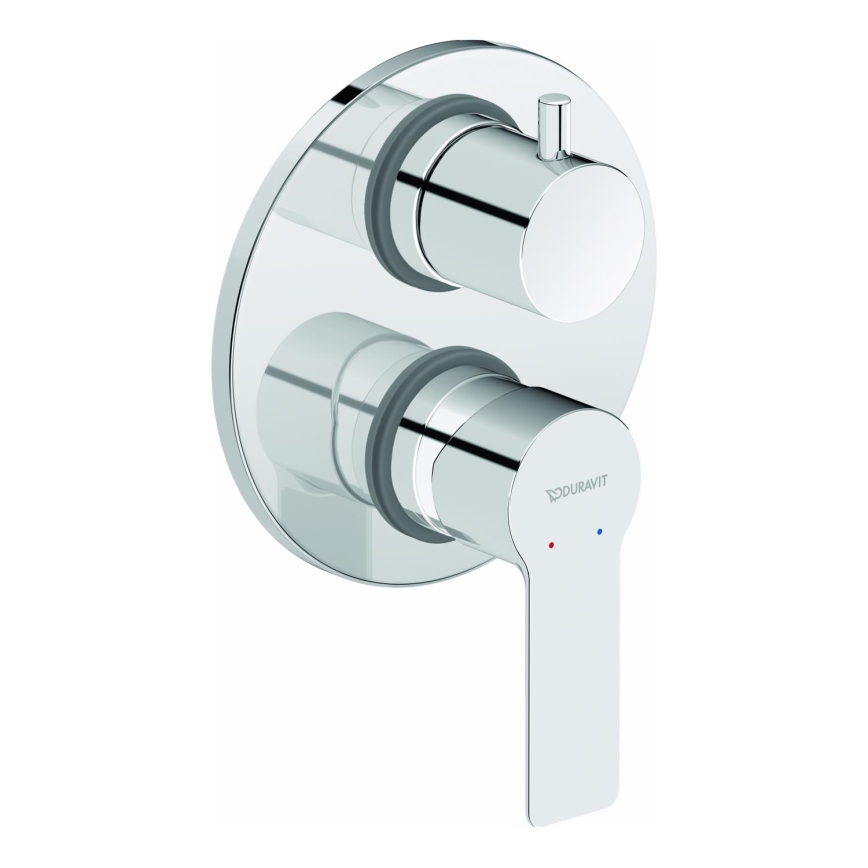 Duravit DC5210008010 - D-CODE piilotettava suihkusekoitin, kiiltävä kromi