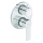 Duravit DC5210008010 - D-CODE piilotettava suihkusekoitin, kiiltävä kromi
