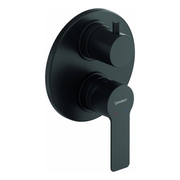 Duravit DC5210008046 - D-CODE piiloasennettava suihkusekoitin, mattamusta