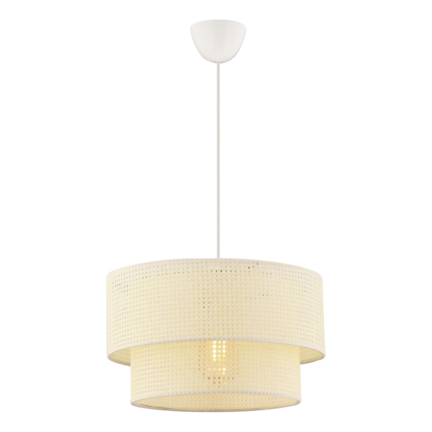 ECHO-riippuvalaisin kaapelilla 1xE27/60W/230V, kermanvärinen