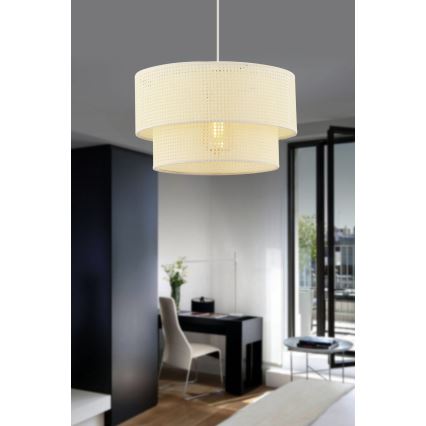 ECHO-riippuvalaisin kaapelilla 1xE27/60W/230V, kermanvärinen
