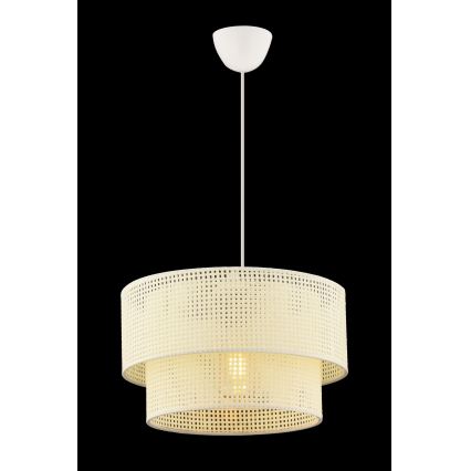 ECHO-riippuvalaisin kaapelilla 1xE27/60W/230V, kermanvärinen