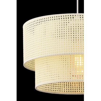 ECHO-riippuvalaisin kaapelilla 1xE27/60W/230V, kermanvärinen