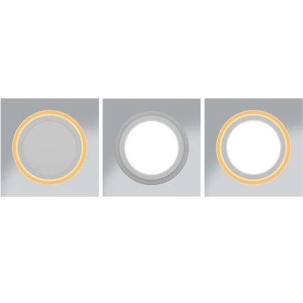 Riippuva LED-kattovalaisin DUO LED/12W/230V + LED/4W
