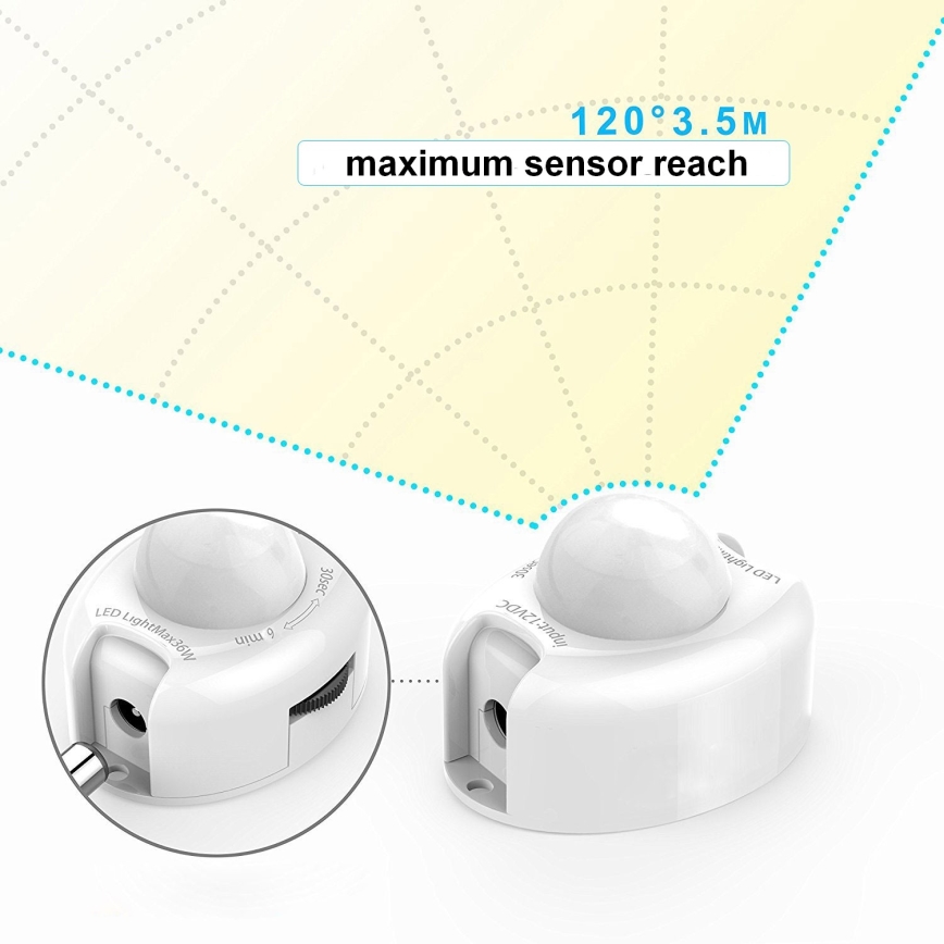 LED-nauha anturilla 1,2 m LED/3,6W/230V