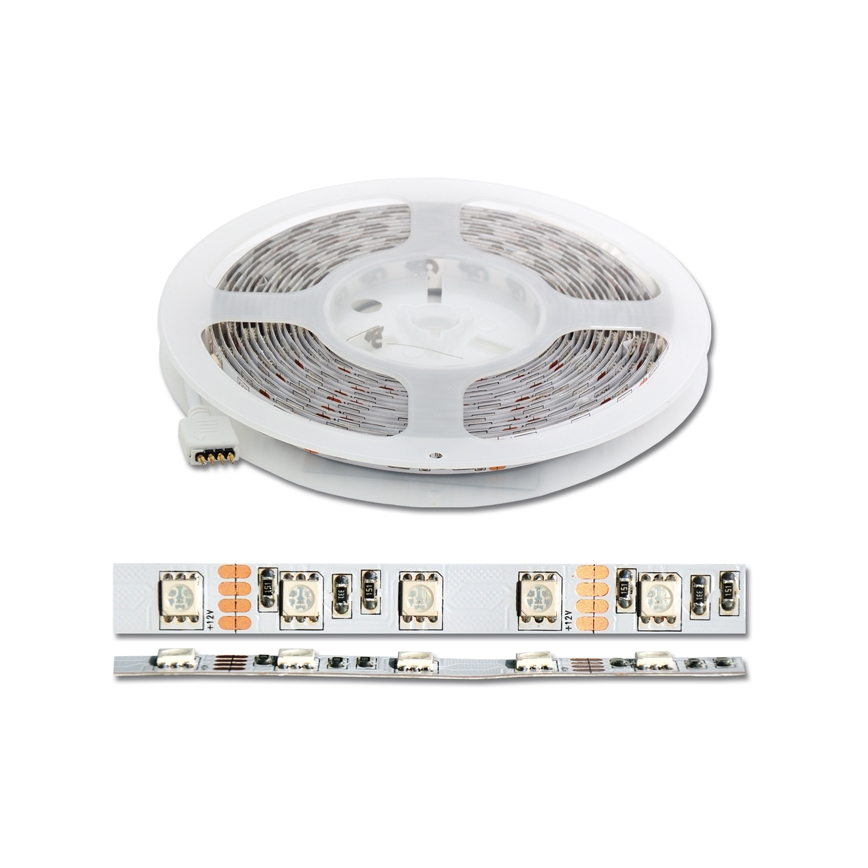 LED-RGB-nauha 5 m LED/72W/230V + kaukosäädin