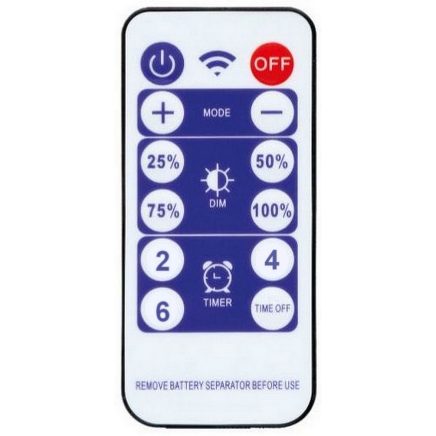 LED Aurinkokennonauha 3,7V 2400mAh 5m IP65