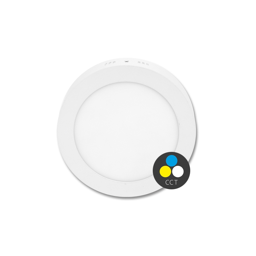 LED-kattovalaisin LADA LED/12W/230V 3000/4000/6000K halkaisija 17 cm valkoinen