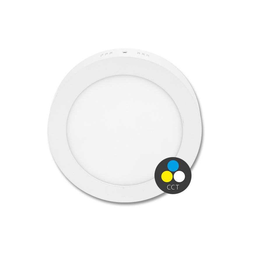 LED-kattovalaisin LADA LED/18W/230V 3000/4000/6000K halkaisija 22 cm valkoinen