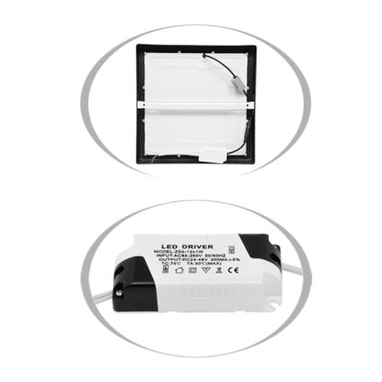 LED-kattovalaisin RAFA LED/12W/230V 3000/4000/6000K 17x17 cm valkoinen