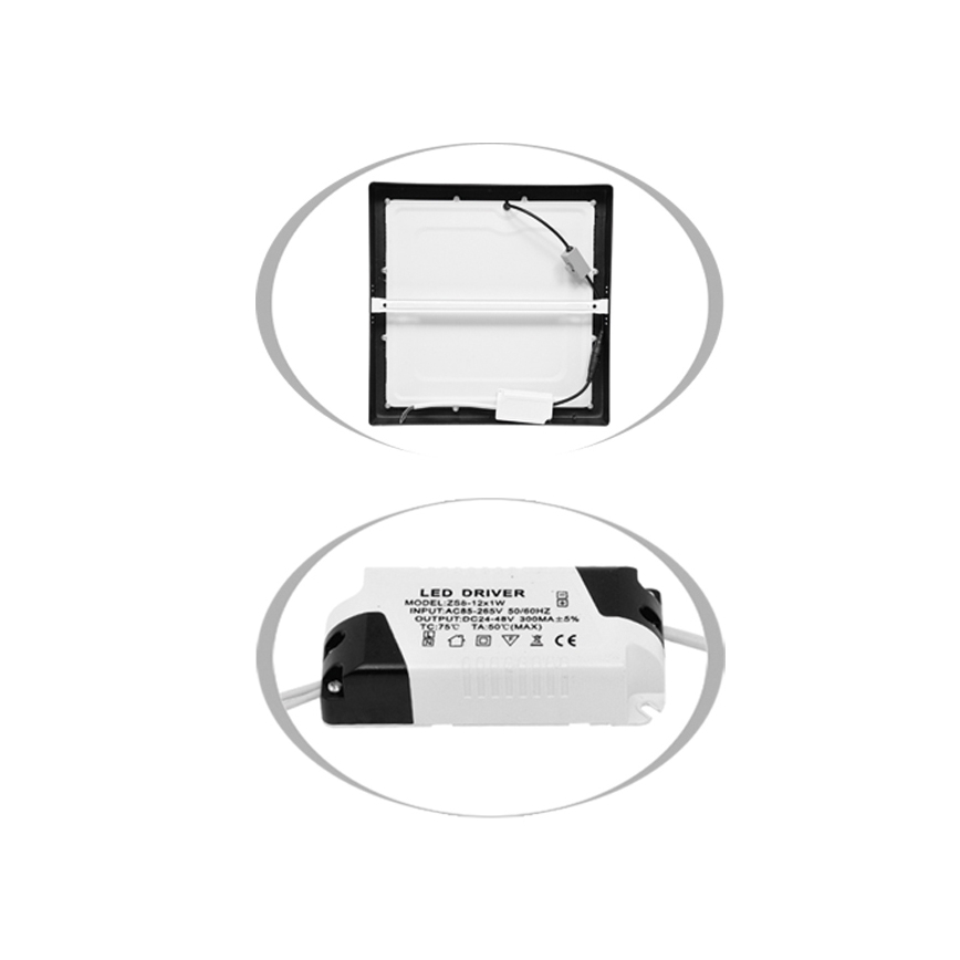 LED-kattovalaisin RAFA LED/12W/230V 3000/4000/6000K 17x17 cm valkoinen