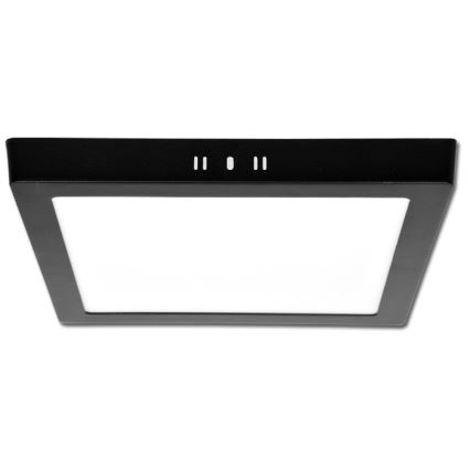 LED-kattovalaisin RAFA LED/25W/230V 3000/4000/6000K 30x30 cm musta