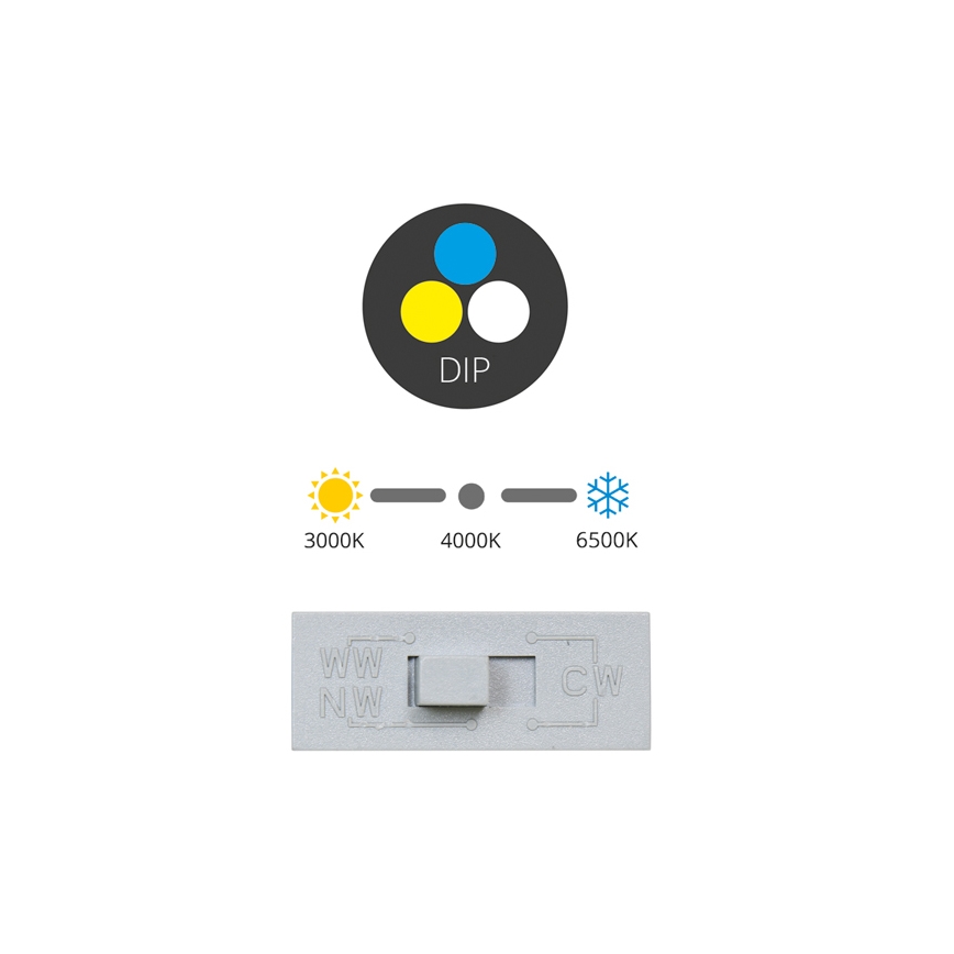 LED upotettava valo TINA LED/12W/230V 3000/4000/6500K halkaisija 12 cm valkoinen