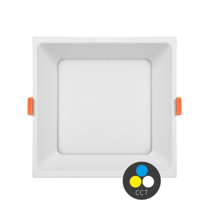 LED upotettava valo TONY LED/12W/230V 3000/4000/6500K 12x12 cm valkoinen