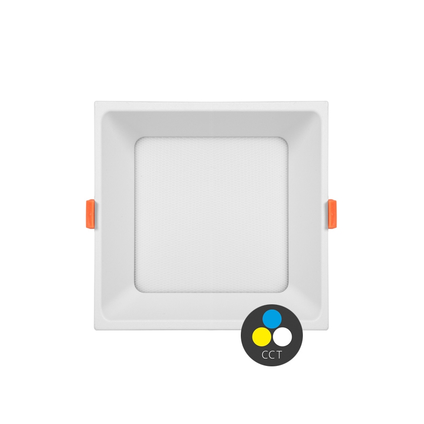 LED upotettava valo TONY LED/12W/230V 3000/4000/6500K 12x12 cm valkoinen