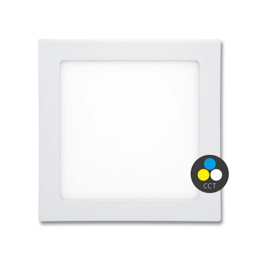 LED Kylpyhuoneen upotettava valo RAFA LED/25W/230V 3000/4000/6000K 30x30 cm IP44 valkoinen