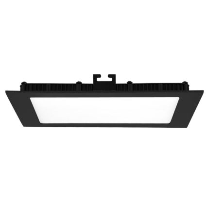 LED Kylpyhuoneen upotettava valo RAFA LED/25W/230V 3000/4000/6000K 30x30 cm IP44 musta