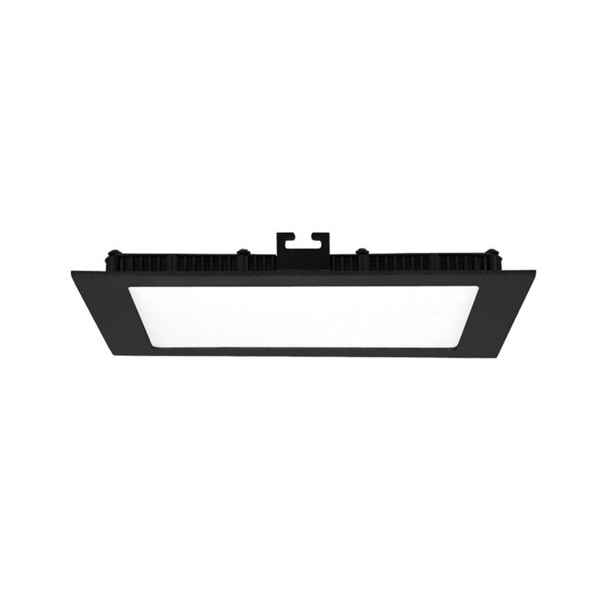 LED Kylpyhuoneen upotettava valo RAFA LED/25W/230V 3000/4000/6000K 30x30 cm IP44 musta