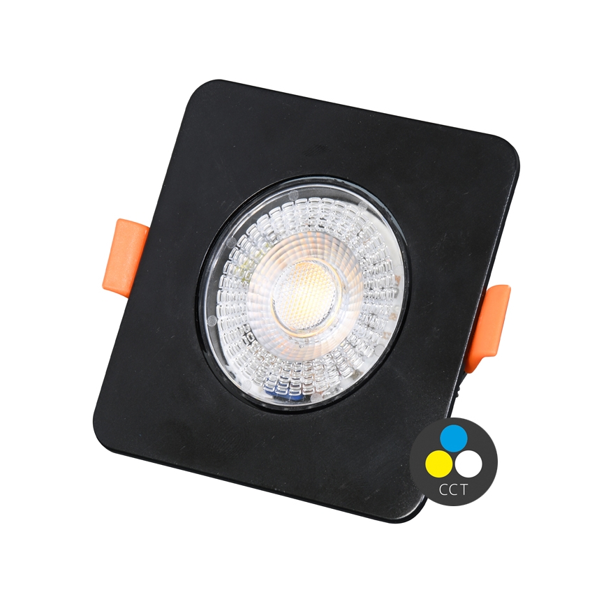 Himmennettävä riippuva LED-kattovalaisin KENT LED/3/5/7W/230V3000/4000/6000K 9x9 cm musta