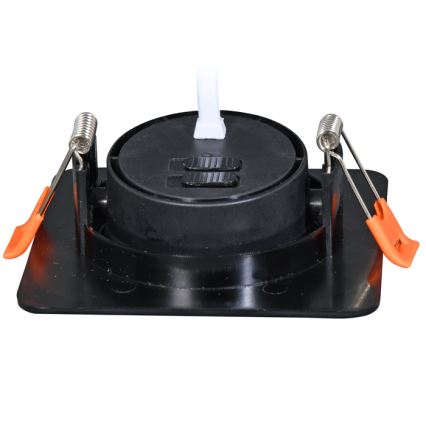 Himmennettävä riippuva LED-kattovalaisin KENT LED/3/5/7W/230V3000/4000/6000K 9x9 cm musta