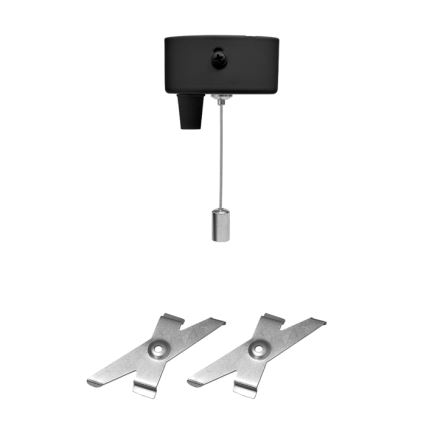 LED-kattovalaisin DONAR LED/28W/230V 4000K 120 cm musta