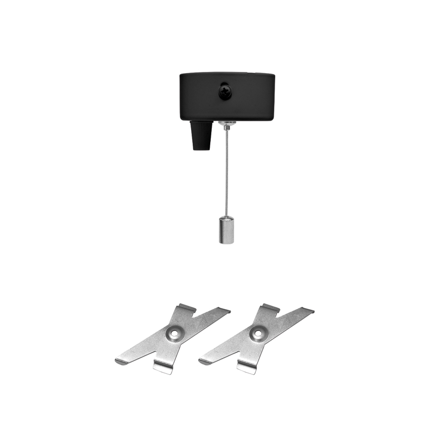 LED-kattovalaisin DONAR LED/28W/230V 4000K 120 cm musta