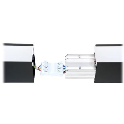 LED-kattovalaisin DONAR LED/28W/230V 4000K 120 cm musta