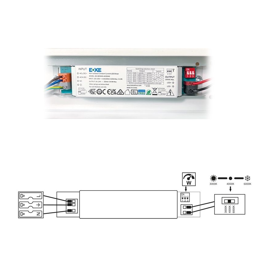 LED Loisteputki VELO LED/24/32/40W/230V 3000/4000/6000K 120 cm valkoinen