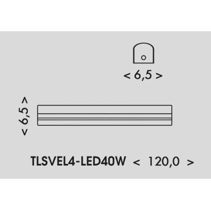 LED Loisteputki VELO LED/24/32/40W/230V 3000/4000/6000K 120 cm valkoinen