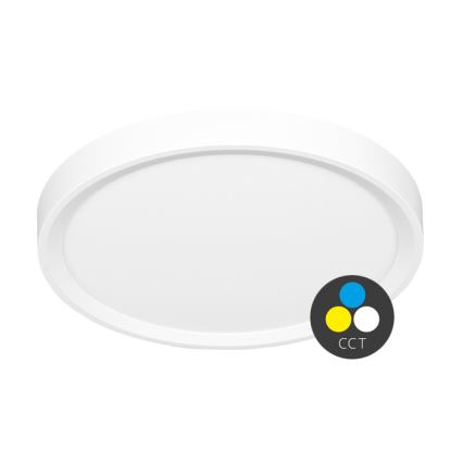 LED-kattovalaisin SALY LED/40W/230V 3000/4000/6000K halkaisija 50 cm IP40 valkoinen