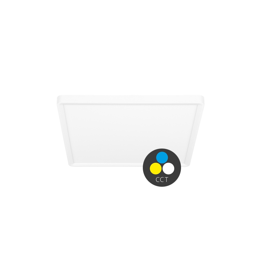 LED-kattovalaisin TERY LED/24W/230V 3000/4000/6000K 30x30 cm IP40 valkoinen