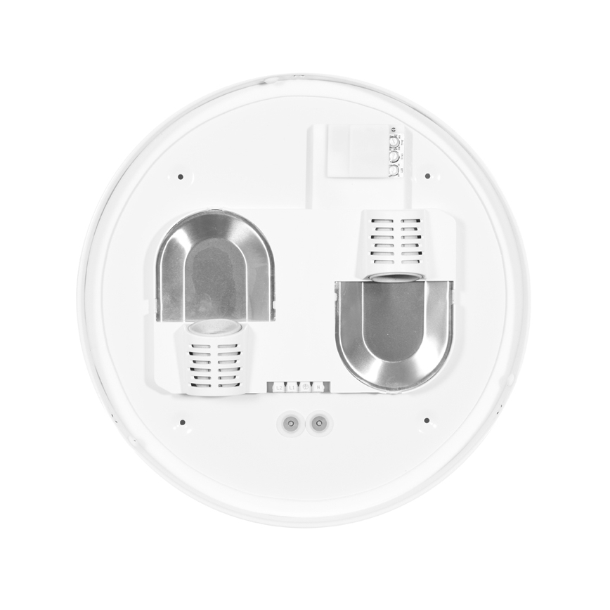Ulkokattovalo anturilla HECTOR 2xE27/60W/230V halkaisija 40 cm IP44 opaali valkoinen