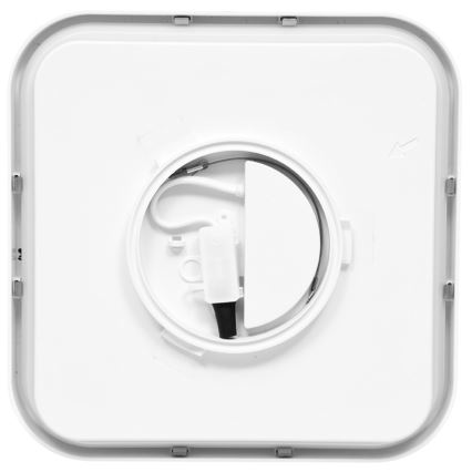 LED-kattovalaisin kylpyhuoneeseen LUKY LED/12W/230V 4000K 25x25 cm IP44 valkoinen