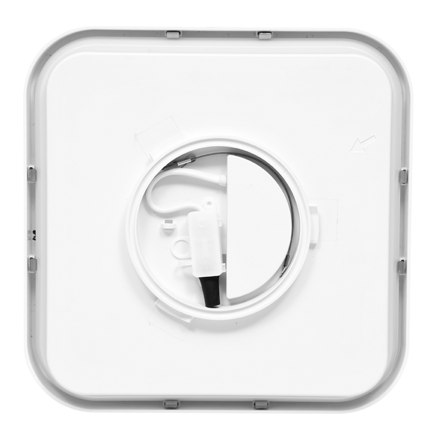 LED-kattovalaisin kylpyhuoneeseen LUKY LED/12W/230V 4000K 25x25 cm IP44 valkoinen