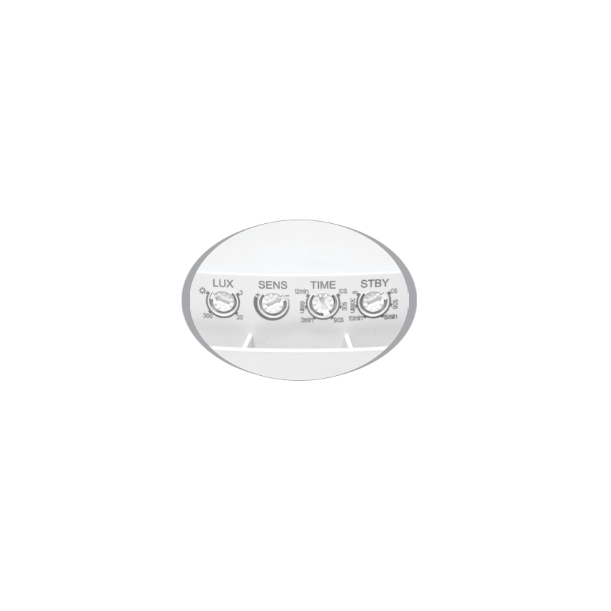 LED-ulkokattovalaisin anturilla MOVA LED/16W/230V IP54