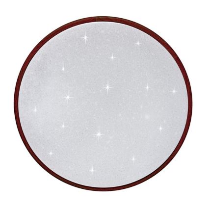 Himmennettävä LED-kattovalaisin LENA LED/24W/230V 3000-6500K tammi + kauko-ohjaus