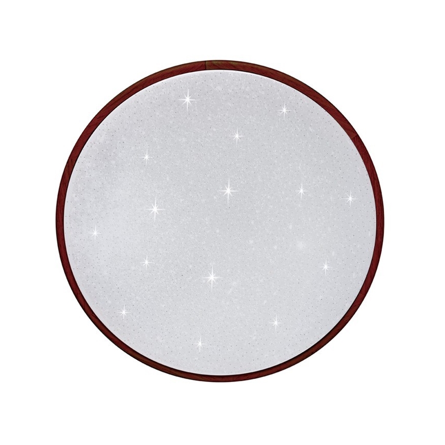 Himmennettävä LED-kattovalaisin LENA LED/24W/230V 3000-6500K tammi + kauko-ohjaus