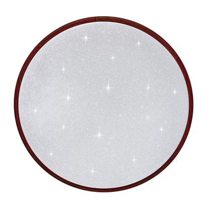 Himmennettävä LED-kattovalaisin LENA LED/60W/230V 3000-6500K tammi + kauko-ohjaus