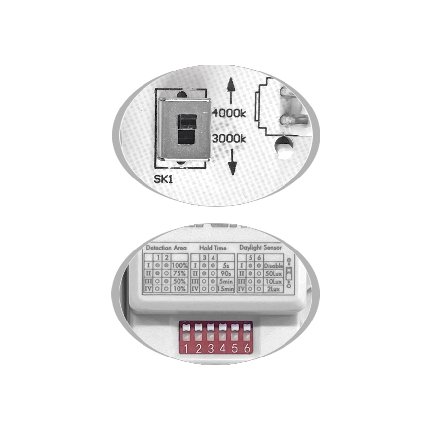 LED-ulkokattovalaisin anturilla MARTIN LED/25W/230V 3000/4000K halkaisija 35 cm IP65 valkoinen