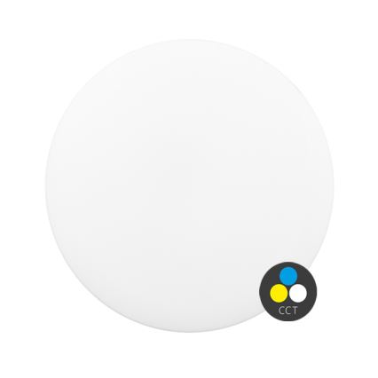 LED-kattovalaisin kylpyhuoneeseen DISK LED/12W/230V 3000/4000/6500K halkaisija 23 cm IP44 valkoinen