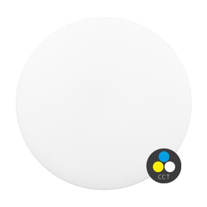 LED-kattovalaisin kylpyhuoneeseen DISK LED/18W/230V 3000/4000/6500K halkaisija 28 cm IP44 valkoinen